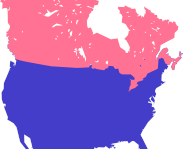 map of US and Canada